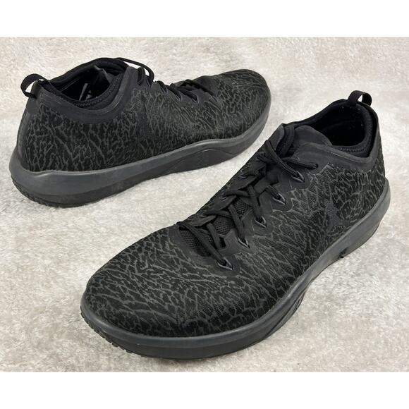 Nike Jordan Trainer 1 Low Men’s Size 17 Black Anthracite 845403-002 Shoes Used - Picture 1 of 7